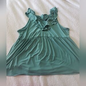 Torrid green tank top